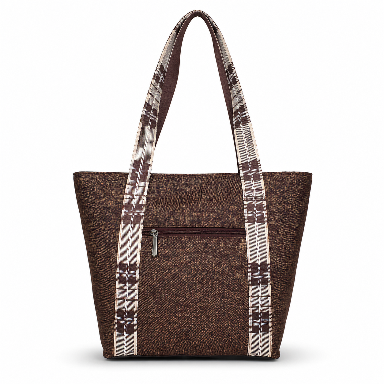 Gozya Brown Tote Bag handcrafted with elegant Design