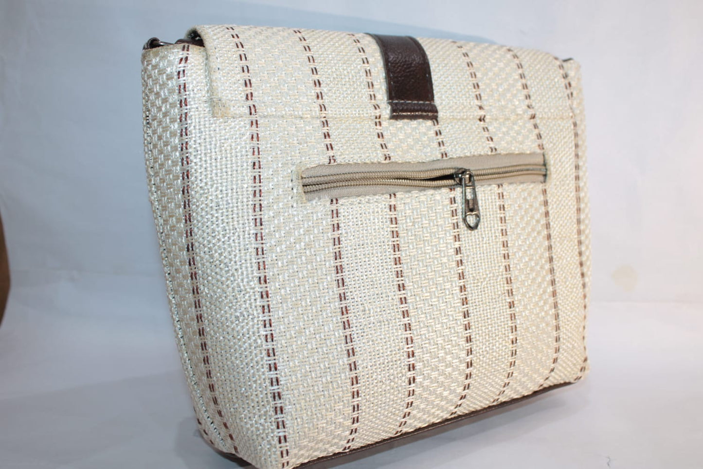 Gozya Handcraft white color Sling Bag with Elegant Design