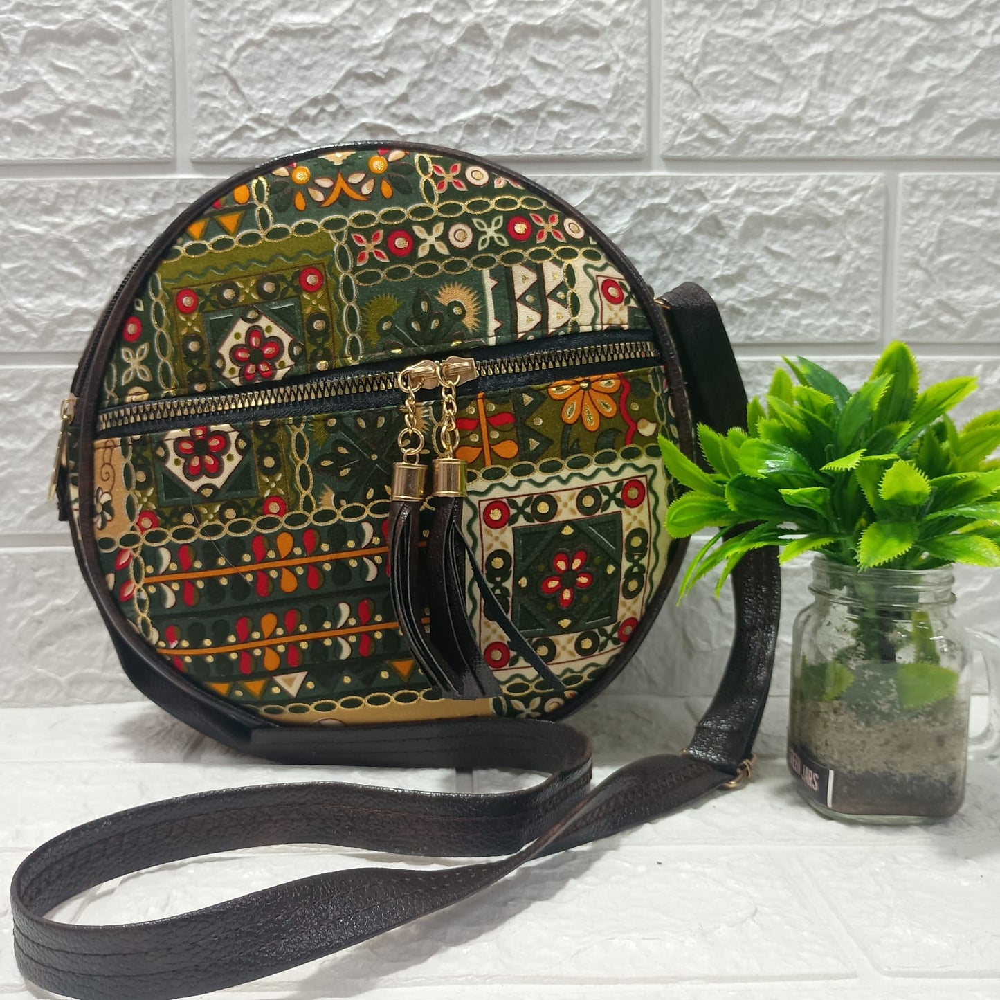 Gozya Multicolor round shape Duffle stylish & compact Bag with Elegant Design