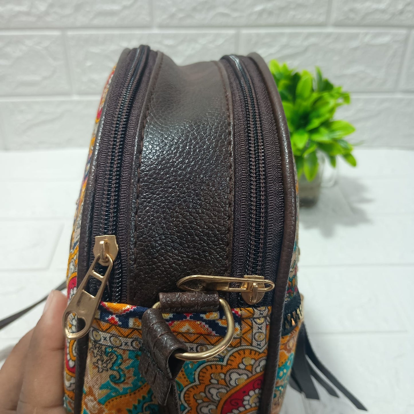 Gozya Multicolor round shape Duffle stylish & compact Bag with Elegant Design