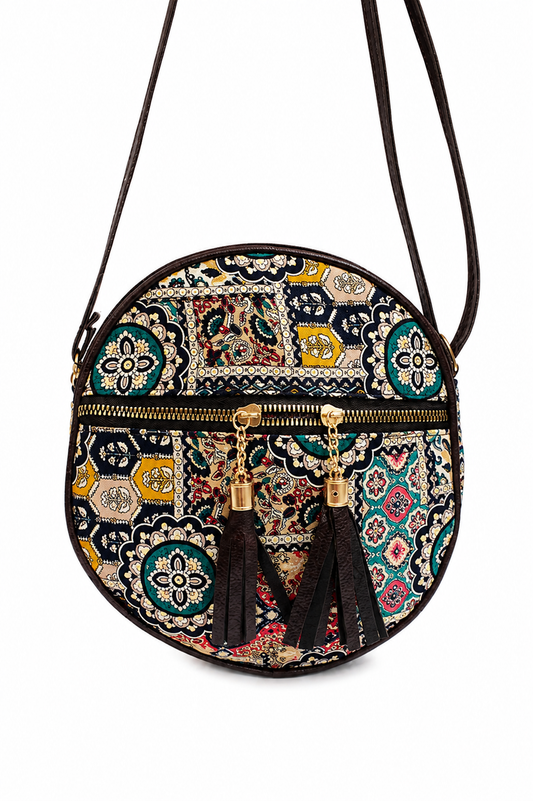 Gozya Multicolor round shape Duffle stylish & compact Bag with Elegant Design