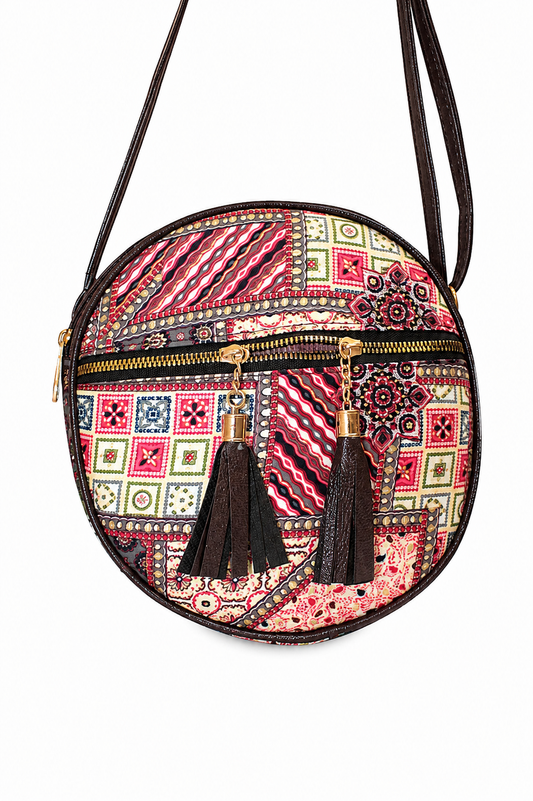 Gozya Multicolor round shape Duffle stylish & compact Bag with Elegant Design