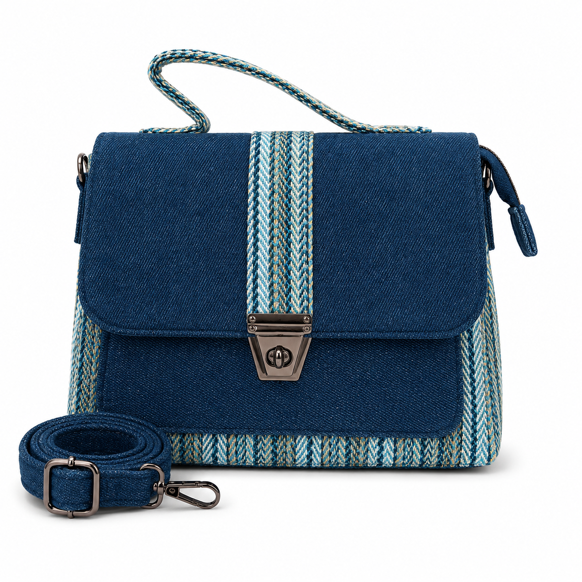 Gozya Denim Sling Bag for Women cross packet bag for girls