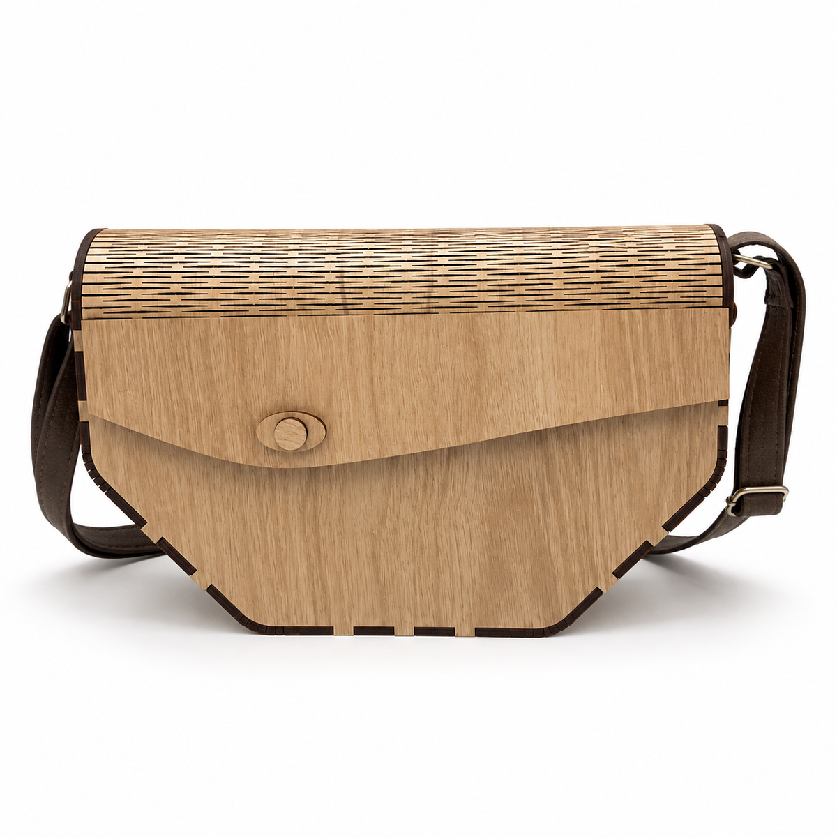 Gozya Epic Sling Design Wooden Handcraft Bags with Elegant Design