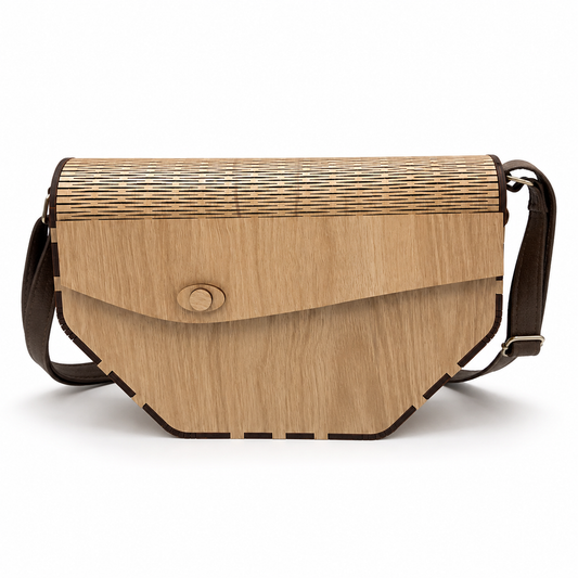 Gozya Epic Sling Design Wooden Handcraft Bags with Elegant Design
