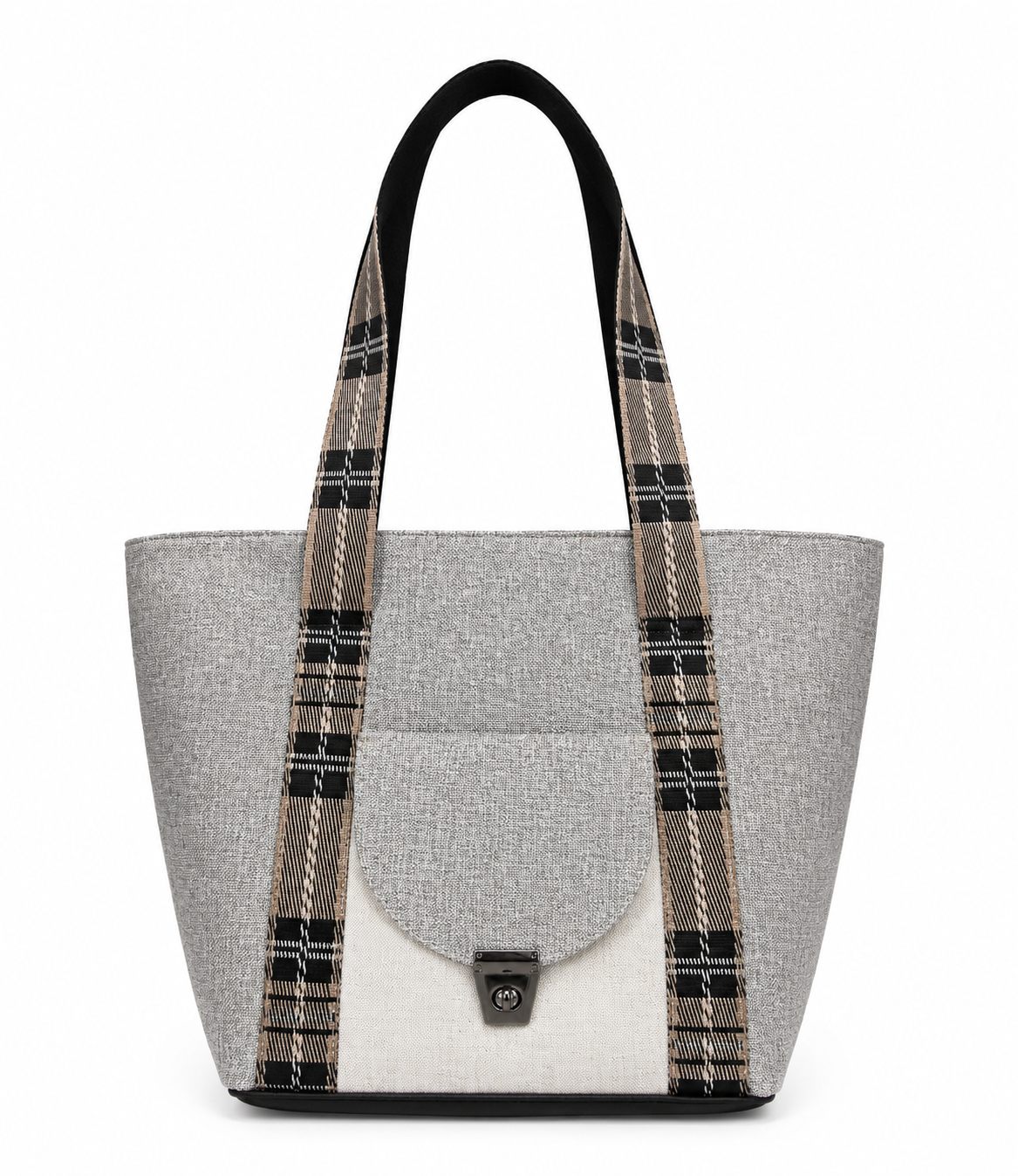 Gozya white Tote Bag handcrafted with elegant Design