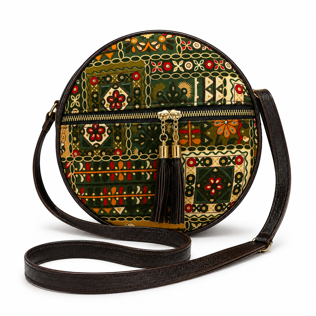 Gozya Multicolor round shape Duffle stylish & compact Bag with Elegant Design