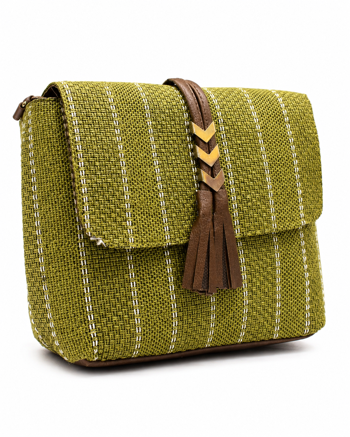 Gozya Handcraft Green color Sling Bags with Elegant Design
