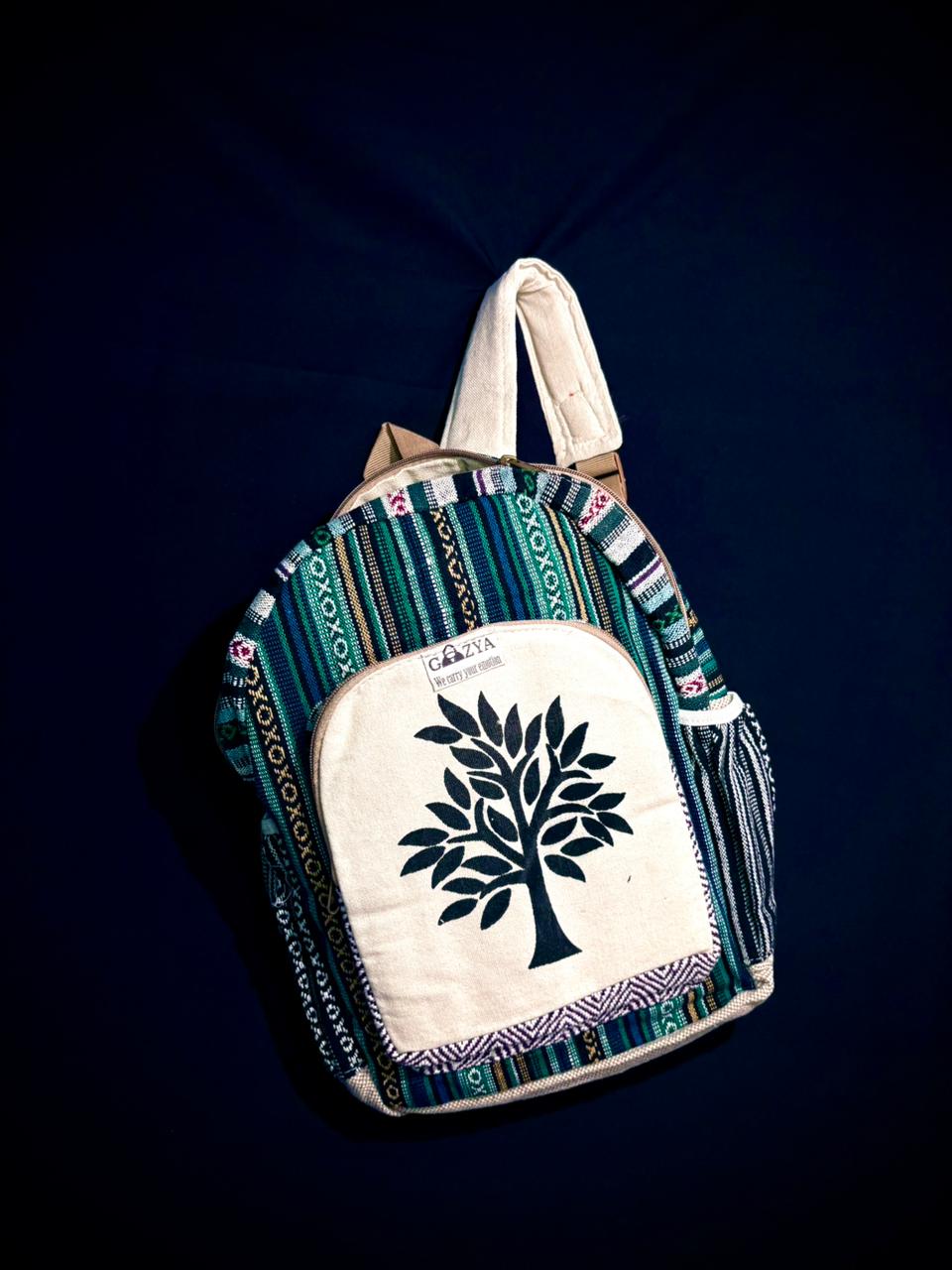 GOZYA Handcrafted Tree of Life Ethnic Backpack
