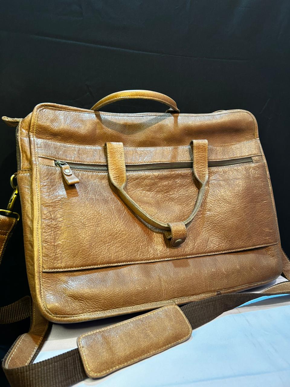 Premium Leather Laptop & Office Briefcase