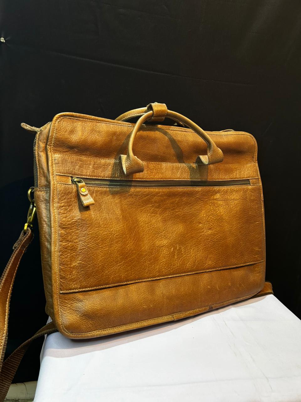 Premium Leather Laptop & Office Briefcase