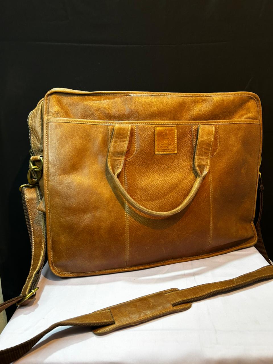 Premium Leather Laptop & Office Briefcase