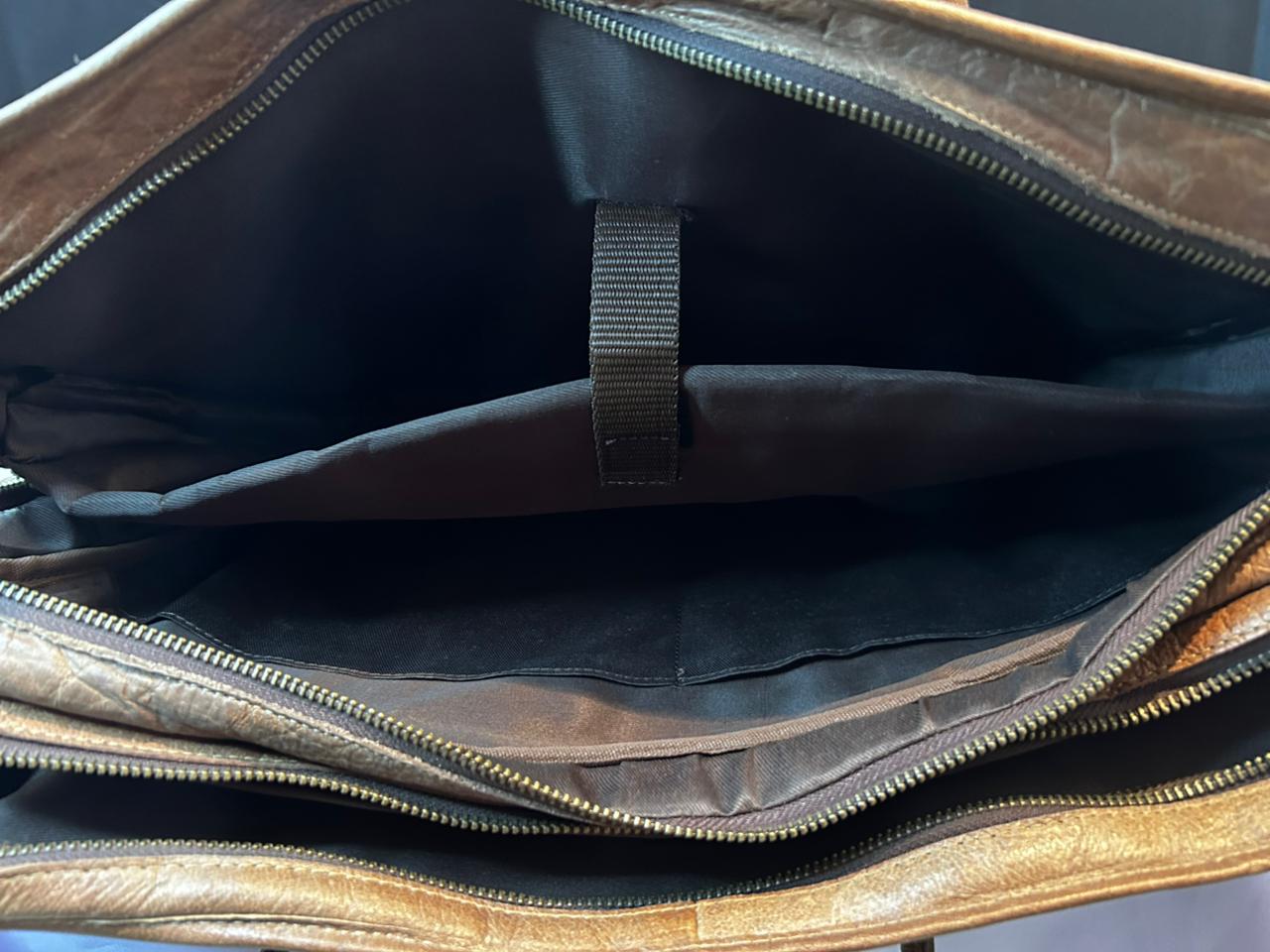 Premium Leather Laptop & Office Briefcase