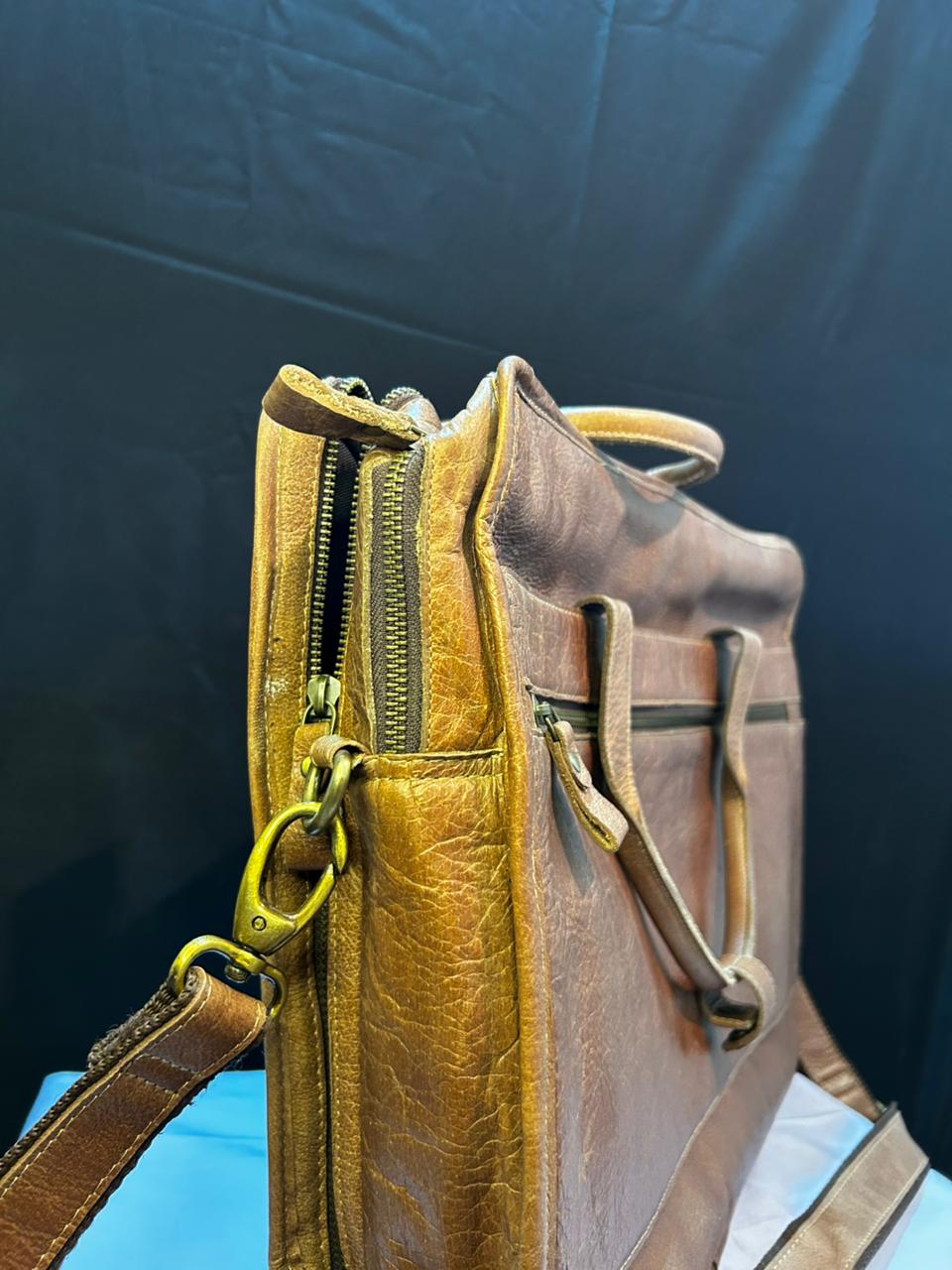 Premium Leather Laptop & Office Briefcase