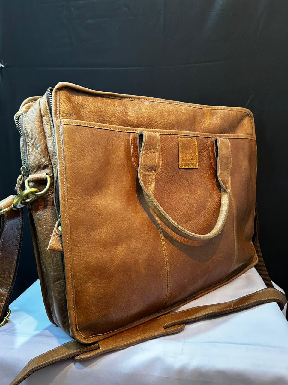 Premium Leather Laptop & Office Briefcase