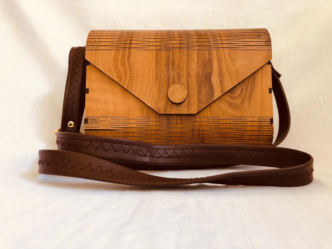 Wooden Handcraft Bags with Elegant Design