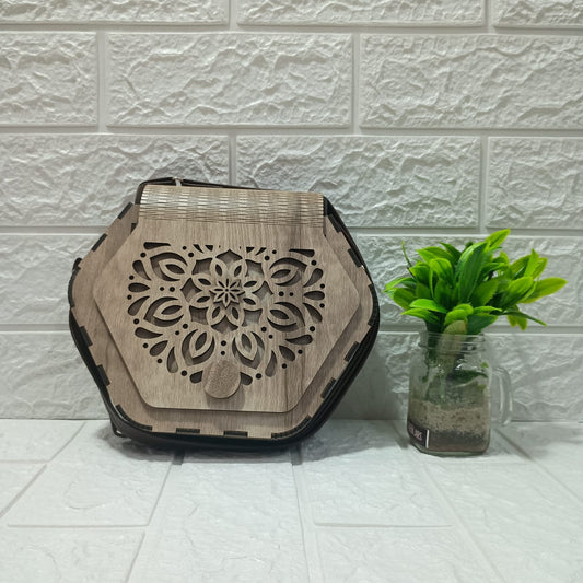 Wooden Handcraft Bags with Elegant Design