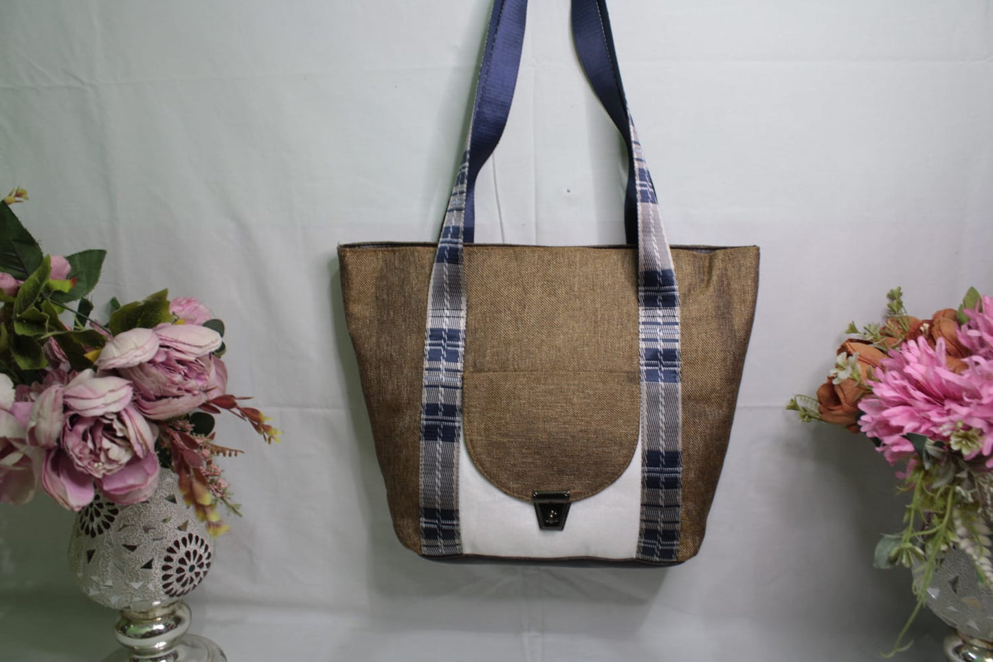 Gozya tranding Brown Tote Bag handcrafted with elegant Design