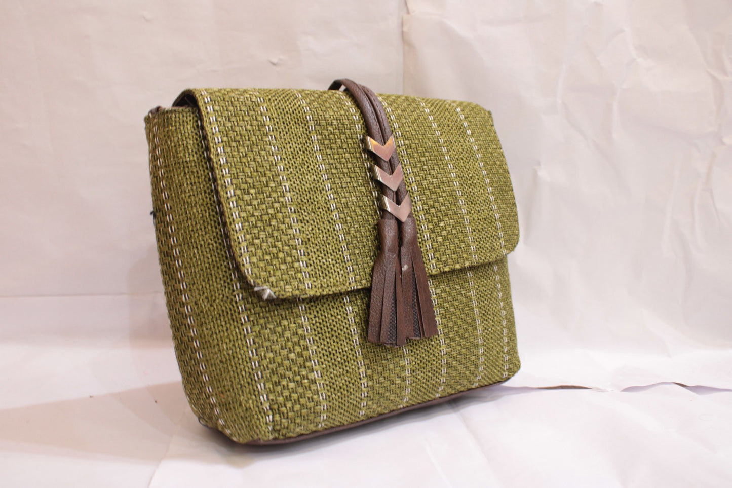 Gozya Handcraft Green color Sling Bags with Elegant Design