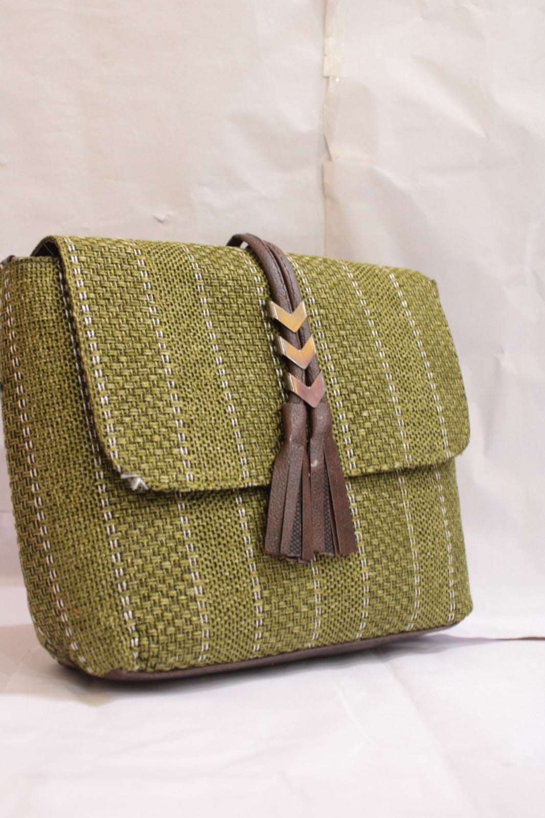 Gozya Handcraft Green color Sling Bags with Elegant Design