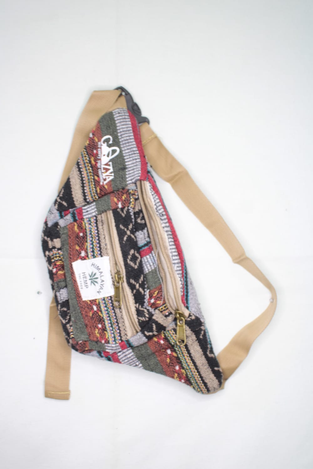 Hemp Waist Side Bag