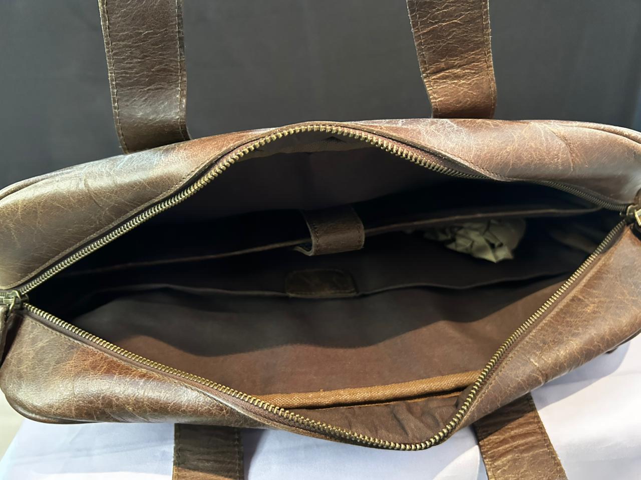 Premium Leather Laptop & Office Bag