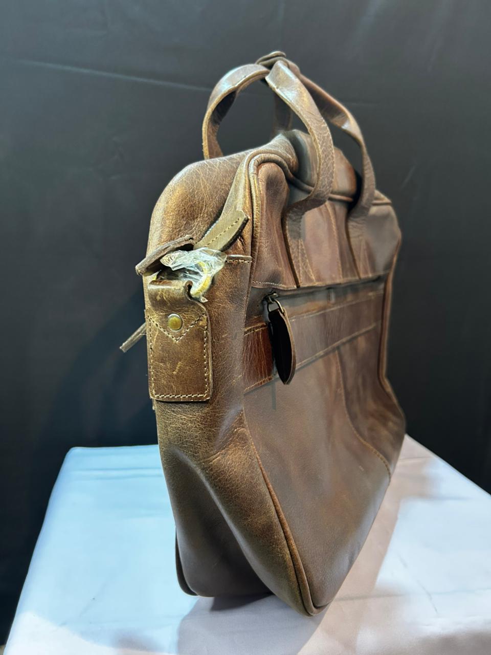 Premium Leather Laptop & Office Bag