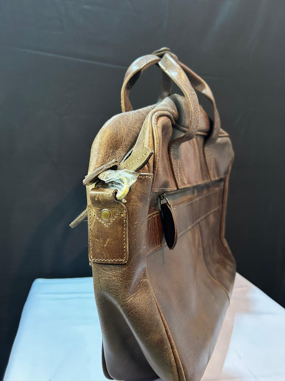 Premium Leather Laptop & Office Bag