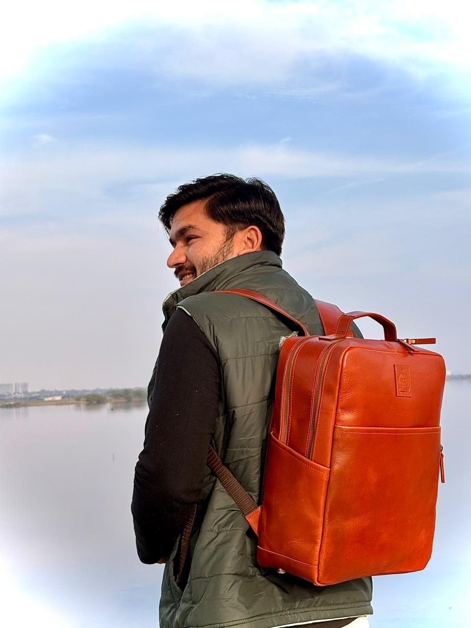 Premium Leather Backpack – Timeless Everyday Essential