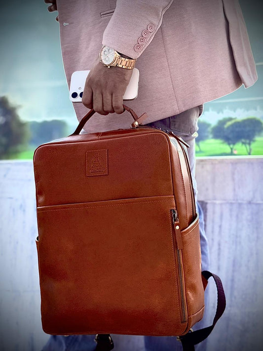 Premium Leather Backpack – Timeless Everyday Essential